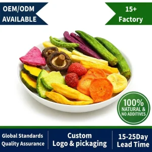 Single Serve Freeze Dried Mixed Fruit Packs Hotel Airline Snack Healthy Portable BRC Dried Vegetables Dried Fruit