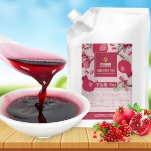 Bubble Tea Delicious Concentrated Fruit Juice Pomegranate Six Times Concentrate Juice Fruit Syrup for Bubble Tea Drink