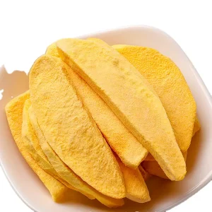 Snack High Quality 100% Pure FD Mango Chips Natural Sugar Free Healthy Dried Mango Fruit Dehydrated Crispy Fruits Snacks