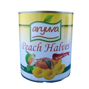 Snacks Preserved Fruits Food Halves Canned Yellow Peaches