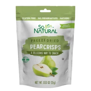 So Natural FD Fruit Crispy Pear Freeze Dried Pear Crisps