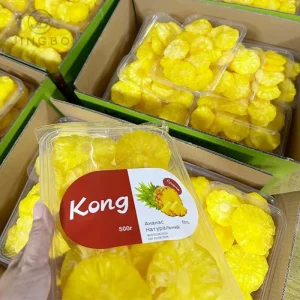 Soft Dried Pineapple Slices Preserved with Natural Sweet Taste OEM Manufacturer Per Bag