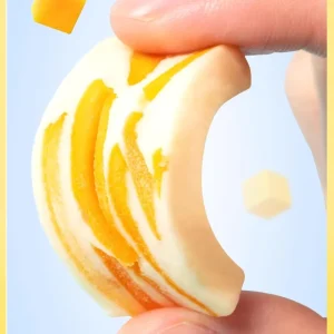 Soft Mango Candy Nougat Custard Milk Candy Tropical Fruit Snacks No Artificial Flavors Handcrafted Style Sweets Factory Supply