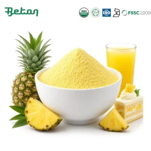 Spray Dried Organic Fresh 100% Pure Natural Pineapple Fruit Flavor Juice Concentrate Powder