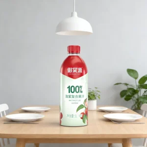 Sterile Filtered Cold Packed Flavored Crabapple Puree 100% Natural 1L*6 Rich Dietary Fiber Promote Digestion Healthy Beverages