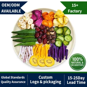 Subscription Box Bulk VF Vegetable Snack Recurring Order Supply Private Label Healthy Food Dried Fruit