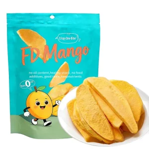 Sugar Free Crispy Freeze Drying Fruit Dried Mango Snack Products Haccp Brc Halal Certified Natural Healthy