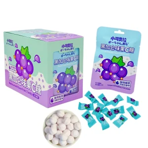 Sugar Free Fruity Blackcurrant Mint Lozenges Candy Refreshing Breath & Craving Relief Casual Snack
