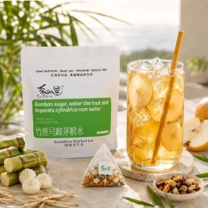 Sulphur Free Sweet Pear Carrot Apple Date 180g 12 Sachets Bagged Tea Hot Cold Infusion Sugarcane Water Chestnut