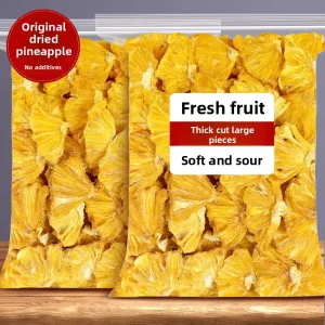 Sweet Bulk Pineapple Dried Fruit Block 125g Per Pack Ready to Eat for Water Soak Baking & Decorative Purposes