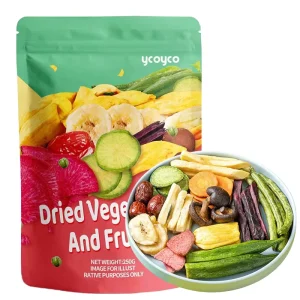 Sweet Crispy Freeze Dried Fruits & Vegetables Chips Healthy Kids Snacks Gift Pack