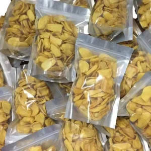 Sweet Dried Jackfruit Slices Healthy Office Snack Vacuum fried Fruit Chips Available Customization