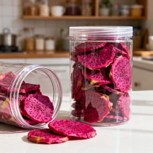 Sweet FD Dried Dragon Fruit Slices (Water Preserved) Open Air Cultivated 50kg Guangxi China for Snacking Fruit Tea