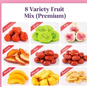 Sweet FD Dried Mixed Vegetables and Fruits Snacks Natural Fruit Flavor Crunchy