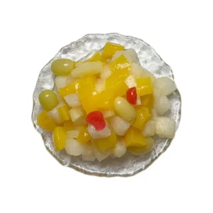 Sweet Flavored Canned Fruit Cocktail in 100% Fresh Juice Refreshing Peeled Preserved Mixed Fruits Healthy Diced Fruit Snacks Bag