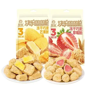 Sweet Freeze Dried (FD) Water Preserved Sliced Mango Strawberry Cereal Vegetables Mixed Fruits 38g Ready Eat Leisure