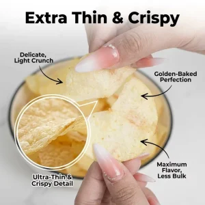 Sweet Fruit Vegetable Snacks Thin Crispy Hard Fried Original cut Potato Chips