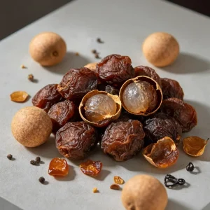 Sweet GMO Organic Longan Snacks Bulk Vacuum Pack Healthy Dried Fruit AD Drying Process Water Preserved 10kg Ball 24