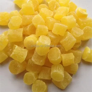 Sweet Pineapple Chunks Bulk Syrup Preserved Dried Fruit 5mm Diced Mooncake Filling Baking Ingredients Manufacturer