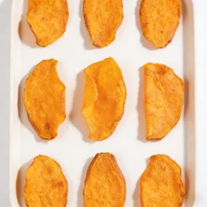 Sweet Potato Chips Crispy Fried Sweet Potato Chips Healthy Natural Snack