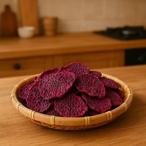 Sweet Premium FD Freeze Dried Dragon Fruit Slices 50kg Bulk Pack Water Preserved Pitaya