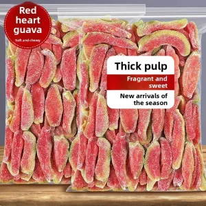 Sweet Red Guava Dried Fruit Preserved Baking Taiwan Style Pink Chewy Instant Snacks
