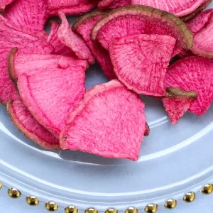 Sweet Soft Red Radish Chips Fried Vegetable Fruit Snacks Ready to Eat Chinese Healthy Low Fat