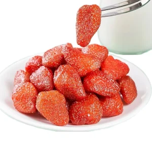 Sweet Strawberry Dried Fruit Snacks 500g Candied Preserved Fruit Bags