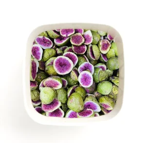 Sweet Taste Diced Freeze Dried Fig Crisps from China