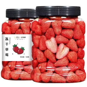 Sweet and Crispy Freeze Dried Strawberries for Snacks Long Shelf Life Fruit