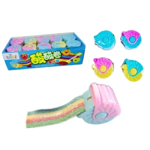 TNCI Colorful Sour Roll Fruit Flavored Candies Fun Tangy Kids Snacks for Grocery Stores and Bulk Orders