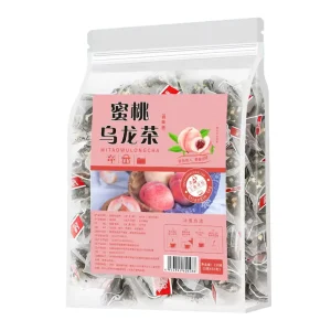 TZ012 Customized Package Natural Get Slim Detox Tea Bulk Herbal Tea Mixes Blends Peach Oolong Tea
