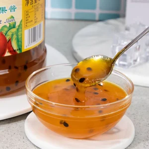 Taihu Meilin Trust Brand Light Sweet HACCP Certified Passion Fruit Sugar Preserves 12 Months Shelf Life Ready Eat Beverage