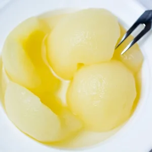 Tasty Canned Pear Fresh Fruits Preserved in Syrup