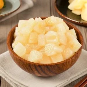 Tasty Canned Pears Fresh Fruits in Syrup Preservation with Sweet Flavor
