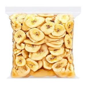 Tasty High quality Sweet Flavors Fresh Dehydrated Yellow Banana Chips 250g/500g From Anhui for Snack Time