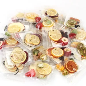 Top Grade Air Dried Sliced Mixed Fruit Tea Non added Sweet Health Tea With Gift Tin Packaging