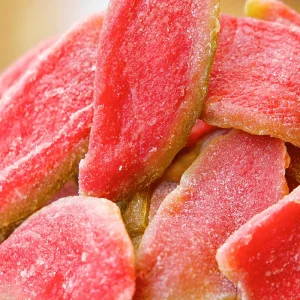 Top Grade Dried Red Heart Guava Soft Chewy Exotic Fruit Slices for Healthy Diet