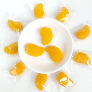 Top Selling Fresh Juicy Gummy Mango Flavors Tablet Candy Factory Priced Bulk Block Best Seller