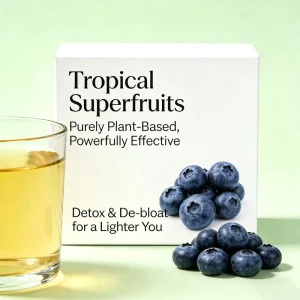 Tropical Superfruits Blend Powder Rich Natural Vitamin C Plant Antioxidants for Daily Immune Support Delicious Smoothies Energy