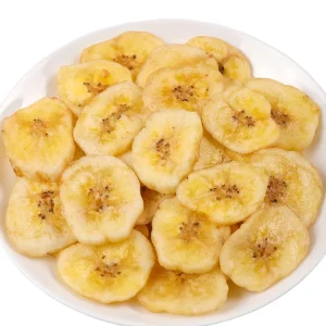 VF Banana Chips Vacuum Fried Fresh Banana Drying Healthy Crisps Dehydrated Fruit Chinese Fruit Snack