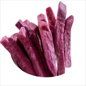VF Crispy Semi Soft Vacuum Fried Purple Sweet Potato Chips Low Fat Natural & Healthy Snack in Bag OU KOSHER Certified