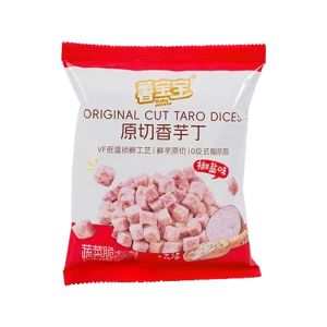 VF Taro Dices on the go small packaging Hot Selling Snacks Non Puffed Snacks Salt&Pepper Flavor Taro Dices Family Sharing