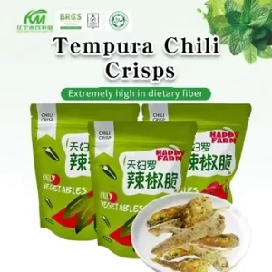 Vegetable Snack Chips Low Sugar Hyposaline Seaweed Flavor Not Greasy Tempura Chili Crisps