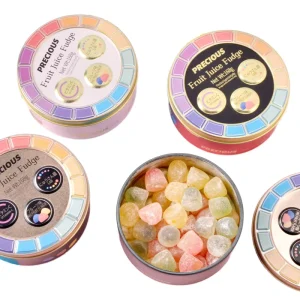 Vitamin C Mixed Gum Gelatinized Candy Fruit Gummy Candies with Sugar Coated