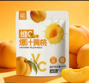 Vitamin C Rich Juicy Yellow Peaches Zero Additives Fresh locked Individually Packaged Fruit Snacks Factory Direct Sales