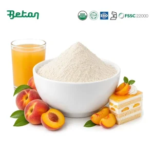 Water Soluble in Stock Organic Peach Fruit Powder