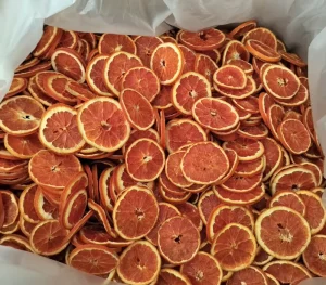 Wholesales High Quality Dehydrated Dried Blood Orange Slices Healthy Fruit Snack for Cocktails Drink