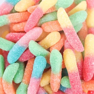 Worms Shape Fruit Flavours Sour Candy Gummies From Manufacturer Gummy Candy in Bulk