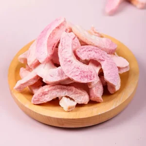 Ycoyco 1kg Freezing Dried Fruits Freeze Dried Fruit pink Peach Fruits Snack Sweet Freeze Dry Fruit Whosale